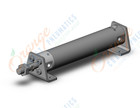 SMC CDG1LA25-100Z-XC6 cg1, air cylinder, ROUND BODY CYLINDER