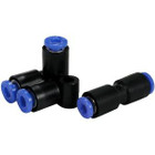 SMC KQE08-02-X2 ftg, bulkhead connector n/p, KQ ONE TOUCH FITTING (sold in packages of 10; price is per piece)