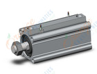 SMC CDQ2A50-100DCMZ-M9PWVSDPC cylinder, CQ2-Z COMPACT CYLINDER