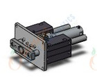 SMC MLGCMF40-75-D base cylinder, MLGC FINE LOCK CYL W/GUIDE