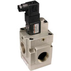 SMC VG342-5DZ-10B-Q poppet type valve, 3 PORT SOLENOID VALVE