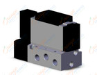 SMC VFS4100-3FZ-03 valve sgl plug-in base mount, VFS4000 SOL VALVE 4/5 PORT