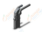 SMC CKZ2N80-90DT-AA052AA047 cyl, slim line clamp w/dbl arm, CKZN SLIM LINE CLAMP CYLINDER