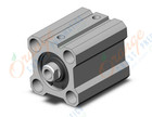 SMC CQ2B25-25D-XC6 cyl, compact, stainless steel, CQ2 COMPACT CYLINDER