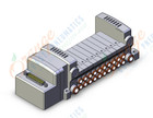 SMC VV5QC11-10C6FD0-S mfld, plug-in, d-sub connector, VV5QC11 MANIFOLD VQC 5-PORT
