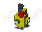 SMC AVL5000-N10P-3DZ-R valve, soft start w/lock out, AVL SOFT START LOCK-OUT VALVE