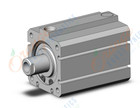 SMC NCDQ8A150-062T cyl, compact, spr ext, NCQ8 COMPACT CYLINDER