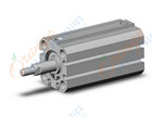 SMC NCDQ8B075-050TM cyl, compact, spr ext, NCQ8 COMPACT CYLINDER