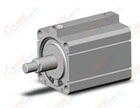 SMC NCDQ8B250-100TM cyl, compact, spr ext, NCQ8 COMPACT CYLINDER