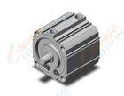 SMC NCDQ8B300-125M cyl, compact, dbl act, NCQ8 COMPACT CYLINDER