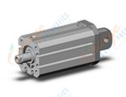 SMC NCDQ8C075-037T cyl, compact, spr ext, NCQ8 COMPACT CYLINDER