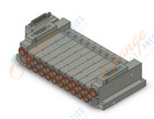 SMC SS5V2-10FD1-10BS-C8 mfld, plug-in, d-sub connector, SS5V2 MANIFOLD SV2000