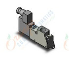 SMC VQZ332-5Y1-02T-F-Q valve, body ported, din (dc), VQZ300 VALVE, SOL 3-PORT***