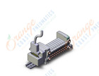 SMC VV5QC11-10C4FD3-D mfld, plug-in, d-sub connector, VV5QC11 MANIFOLD VQC 5-PORT