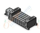 SMC VV8017-02T-SDQN0-W1-S manifold assy for vss8 series, VV81* MFLD ISO SERIES