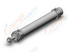 SMC CDM2B25-125Z cyl, rnd body, dbl acting, CM2/CM3 ROUND BODY CYLINDER***