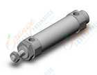 SMC CM2B40-75Z cyl, round body, dbl acting, CM2/CM3 ROUND BODY CYLINDER***