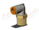 SMC KQ2L07-02AS fitting, male elbow, KQ2 FITTING (sold in packages of 10; price is per piece)