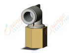 SMC KQ2LF10-03A fitting, female elbow, KQ2 FITTING (sold in packages of 10; price is per piece)