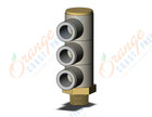 SMC KQ2VT12-03AS fitting, tple uni male elbow, KQ2 FITTING (sold in packages of 10; price is per piece)