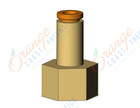 SMC KQ2F03-34A fitting, female connector, KQ2 FITTING (sold in packages of 10; price is per piece)
