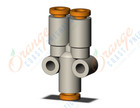 SMC KQ2U01-00A fitting, union y, KQ2 FITTING (sold in packages of 10; price is per piece)