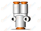 SMC KQ2U03-07A fitting, diff dia union y, KQ2 FITTING (sold in packages of 10; price is per piece)