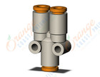 SMC KQ2U03-00A fitting, union y, KQ2 FITTING (sold in packages of 10; price is per piece)