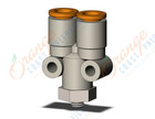 SMC KQ2U07-32N fitting, branch y, KQ2 FITTING (sold in packages of 10; price is per piece)