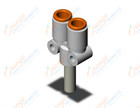 SMC KQ2U07-99A fitting, plug-in y, KQ2 FITTING (sold in packages of 10; price is per piece)