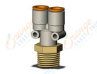 SMC KQ2U11-37AS fitting, branch y, KQ2 FITTING (sold in packages of 10; price is per piece)