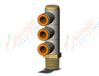 SMC KQ2VT07-35AS fitting, tple uni male elbow, KQ2 FITTING (sold in packages of 10; price is per piece)