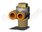 SMC KQ2Z07-35AS fitting, br uni male elbow, KQ2 FITTING (sold in packages of 10; price is per piece)