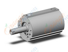 SMC NCQ8A056-062T cyl, compact, spr ext, NCQ8 COMPACT CYLINDER