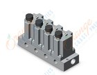 SMC ARM2000-4A1-N01G regulator, mfld w/gauges, ARM MANIFOLD REGULATOR