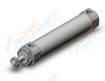 SMC CDM2BZ40-125Z cyl, rnd body, dbl acting, CM2/CM3 ROUND BODY CYLINDER***