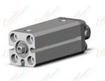 SMC CDQSYD12-25DC cyl, smooth, dbl/act, auto-sw, CQSY SMOOTH CYLINDER