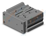 SMC MGPM25-30Z-A93L cyl, compact guide, slide brg, MGP COMPACT GUIDE CYLINDER