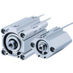 SMC CDQ2B100-100D-A93L3-XC35 cyl, compact, w/scraper, CQ2 COMPACT CYLINDER