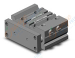 SMC MGPM16-10Z-M9BL cyl, compact guide, slide brg, MGP COMPACT GUIDE CYLINDER