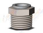 SMC KQ2H12-04NS fitting, male connector, KQ2 FITTING (sold in packages of 10; price is per piece)
