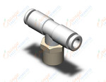 SMC KQ2T04-01AS fitting, branch tee, KQ2 FITTING (sold in packages of 10; price is per piece)