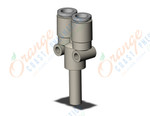 SMC KQ2U06-99A fitting, plug-in y, KQ2 FITTING (sold in packages of 10; price is per piece)