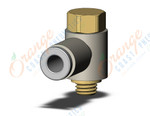 SMC KQ2VF04-M5A fitting, uni female elbow, KQ2 FITTING (sold in packages of 10; price is per piece)