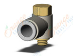 SMC KQ2VF06-M5A fitting, uni female elbow, KQ2 FITTING (sold in packages of 10; price is per piece)