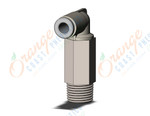 SMC KQ2W04-01NS fitting, ext male elbow, KQ2 FITTING (sold in packages of 10; price is per piece)