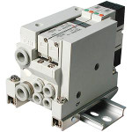 SMC VV5Q11-08LN3T0-NRS mfld, plug-in, vq1000, VV5Q* MANIFOLD VQ 4/5 PORT