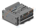 SMC MGPM16-20Z-A93 cyl, compact guide, slide brg, MGP COMPACT GUIDE CYLINDER
