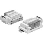 SMC 10-SS5V1-10FD1-12B-N1 mfld, plug-in, d-sub connector, SS5V1 MANIFOLD SV1000