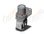 SMC ARG20K-F02BG1 regulator, gauge-handle, ARG REGULATOR W/PRESSURE GAUGE